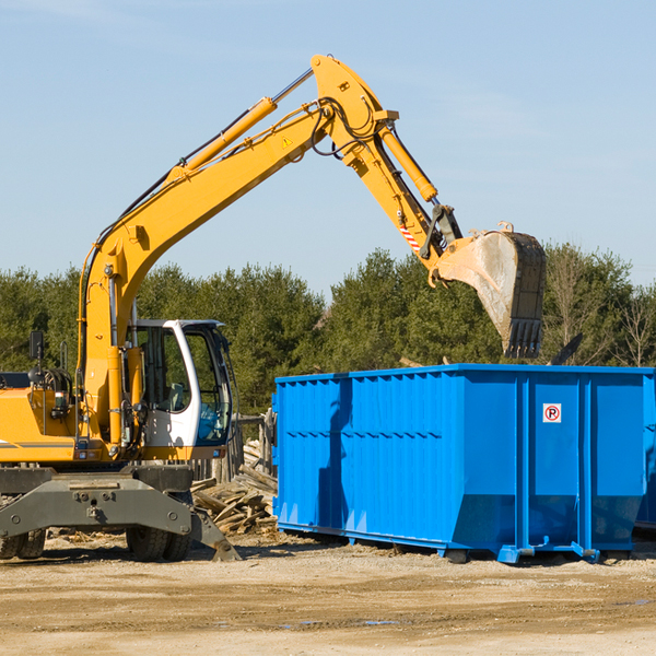 what size residential dumpster rentals are available in Big Lake